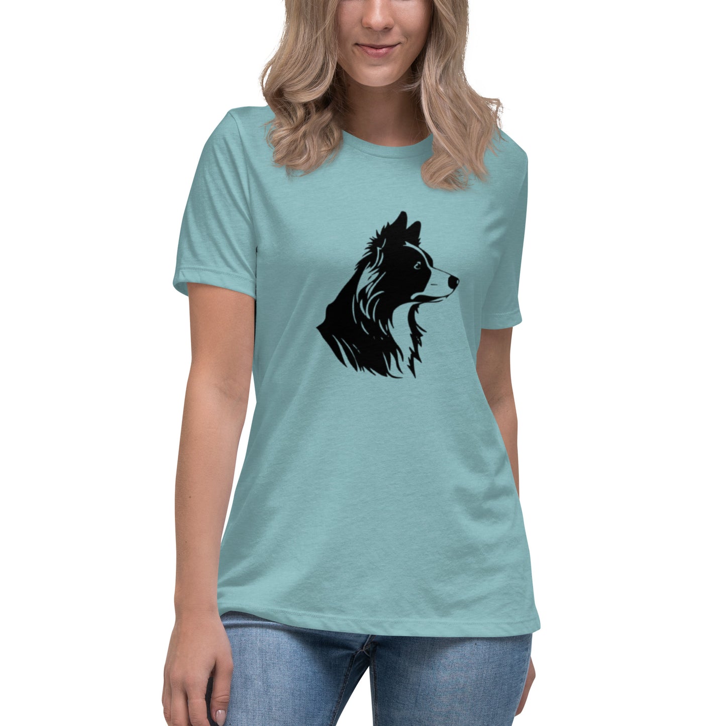 Border Collie Graphic Women's Relaxed T-Shirt