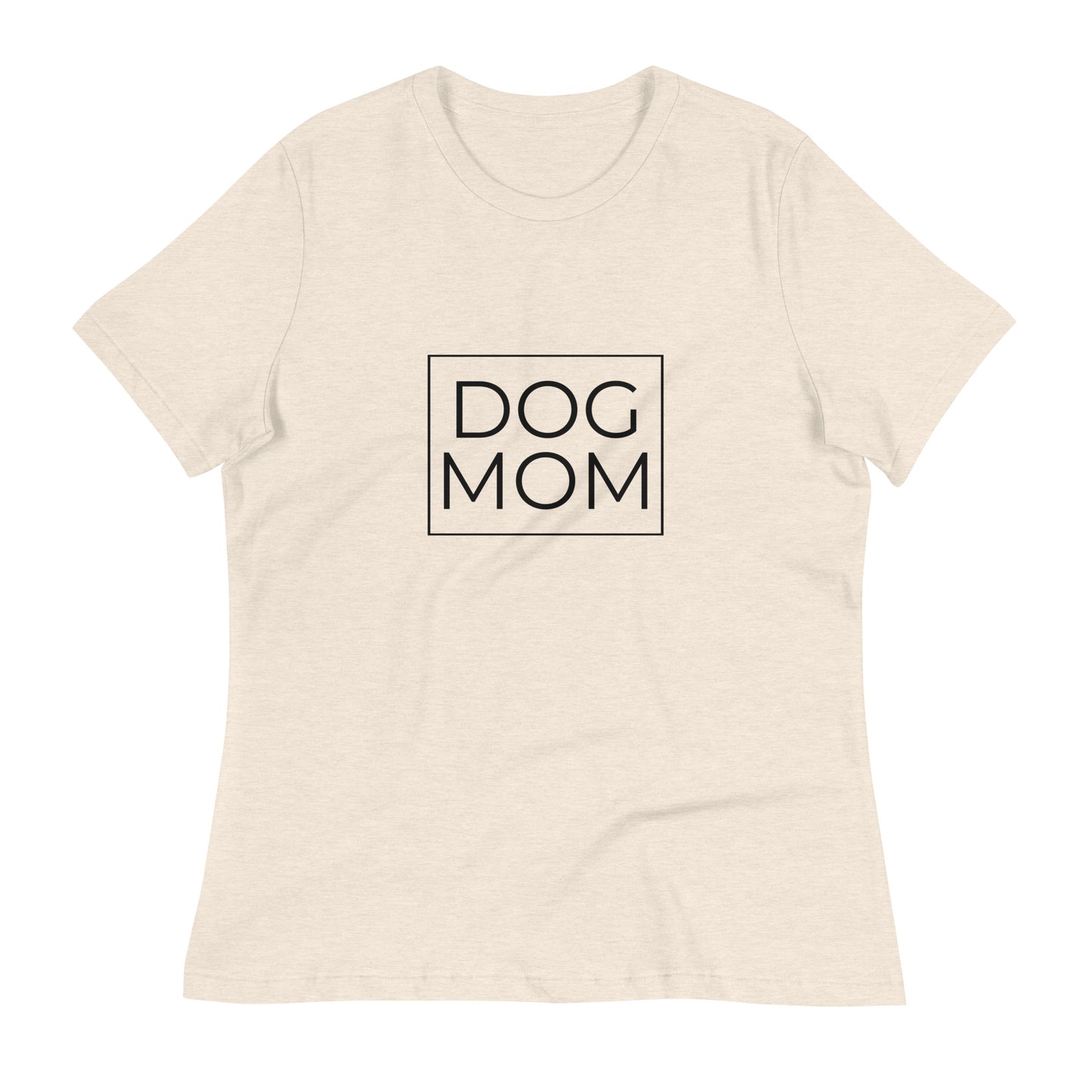Dog Mom Graphic Women's Relaxed T-Shirt
