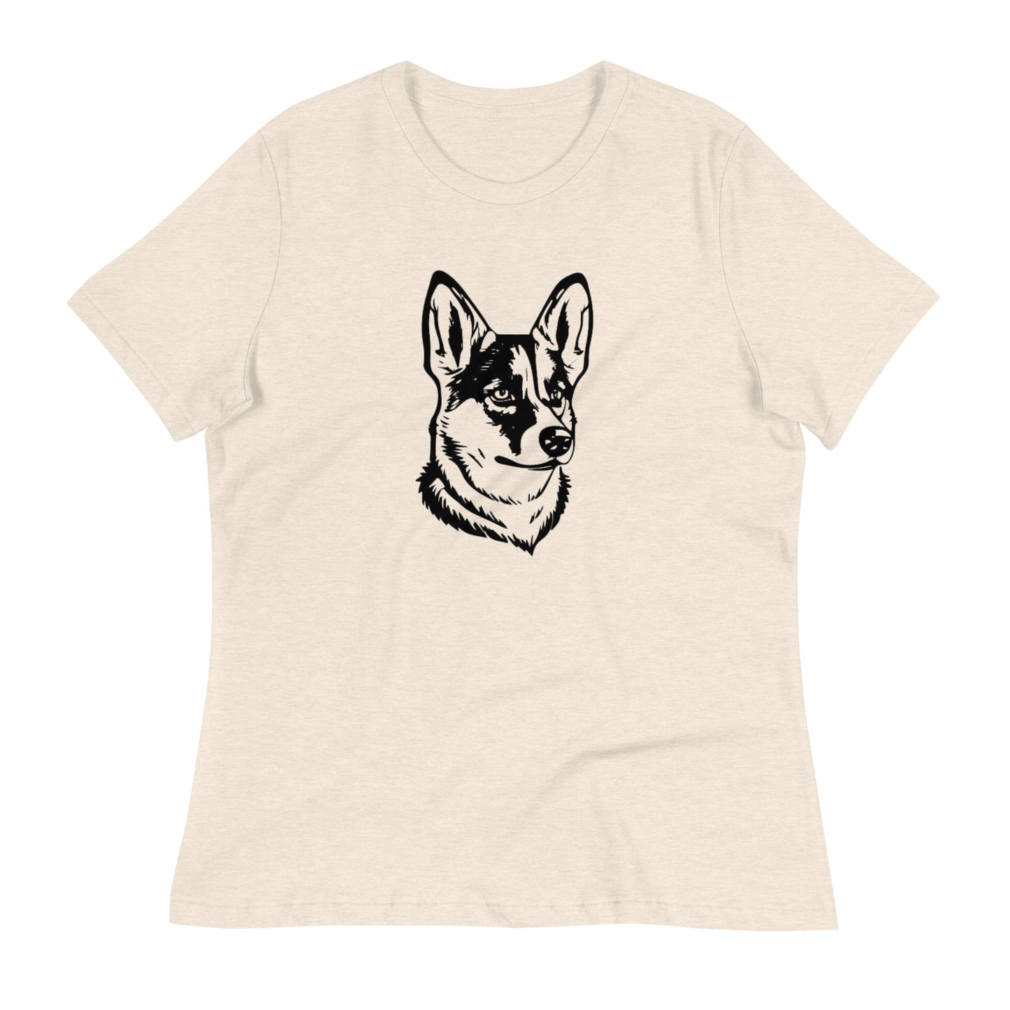 Norwegian Elkhound Graphic Women's Relaxed T-Shirt