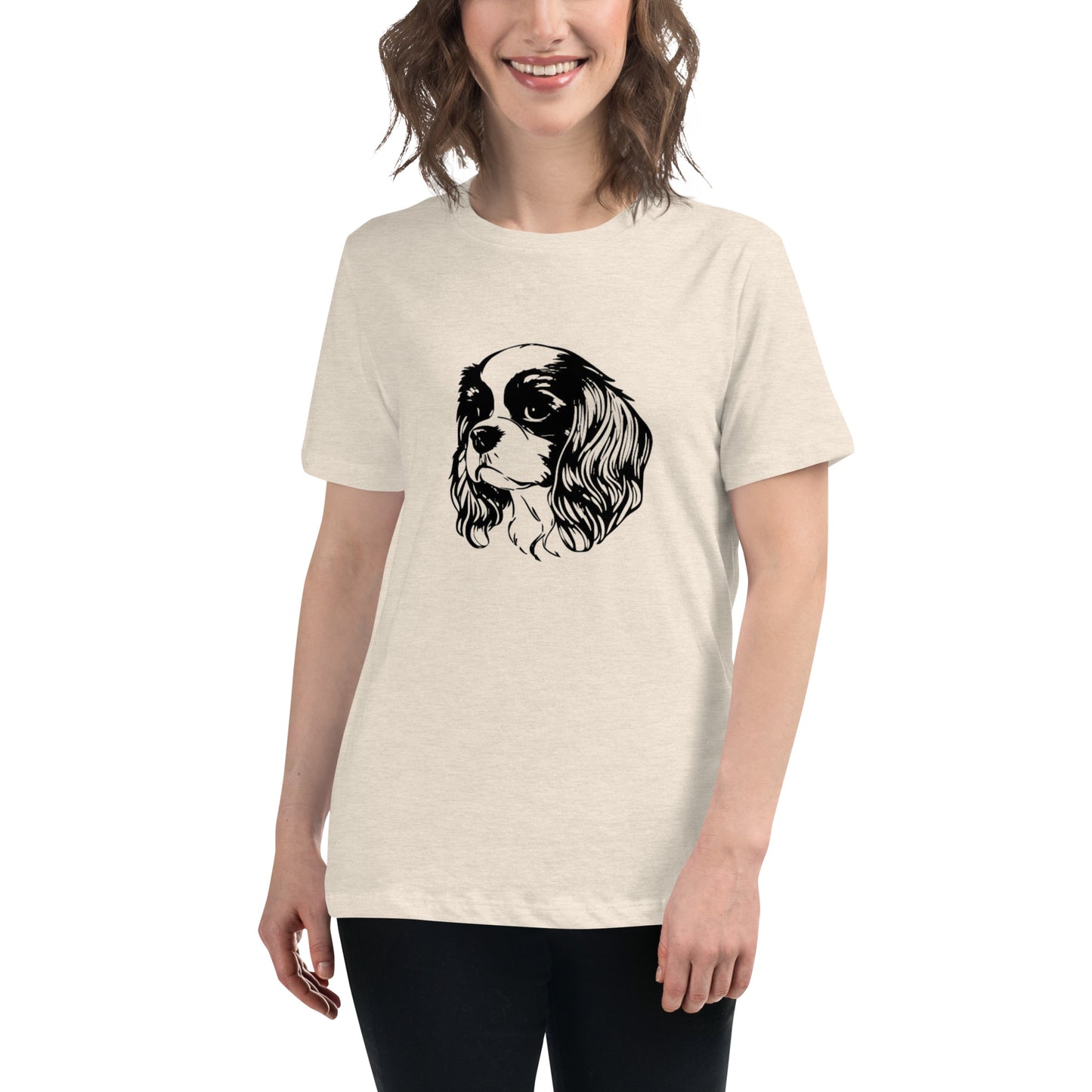 Cavalier King Charles Spaniel Graphic Women's Relaxed T-Shirt