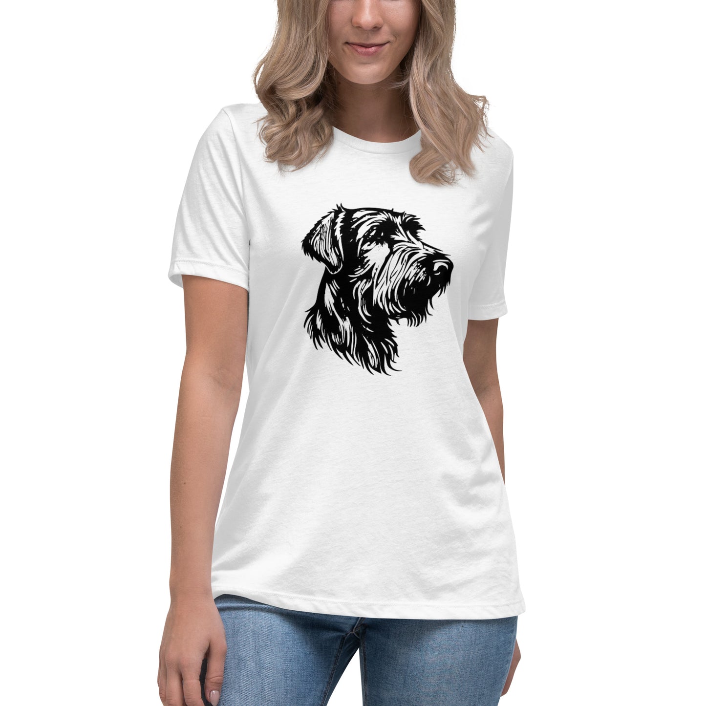 Irish Wolfhound Graphic Women's Relaxed T-Shirt